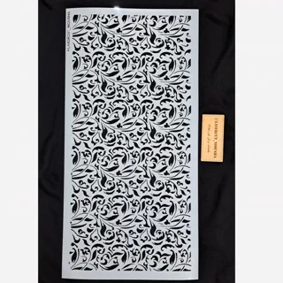 شابلون طرح گل و بوته مخصوص تکسچر و پتینه و نقاشی