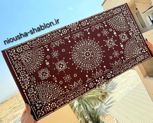 شابلون استنسیل طرح دایره ایی