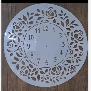 شابلون ساعت دیواری طرح دار